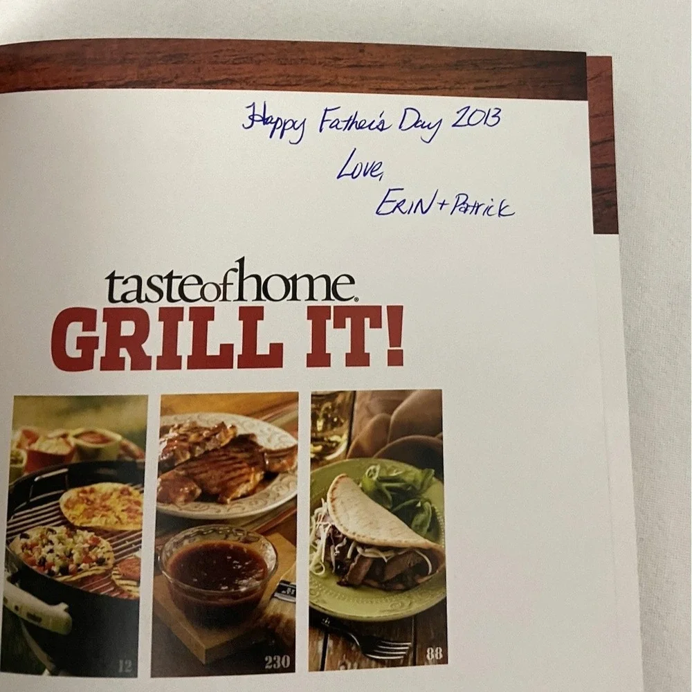 Taste of Home Cookbooks 2 Family Collection Cookbook & Grill It!